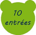 10 entrées 10 entrées